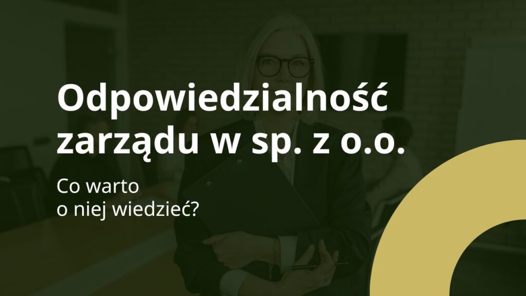 odpowiedzialność członka zarządu